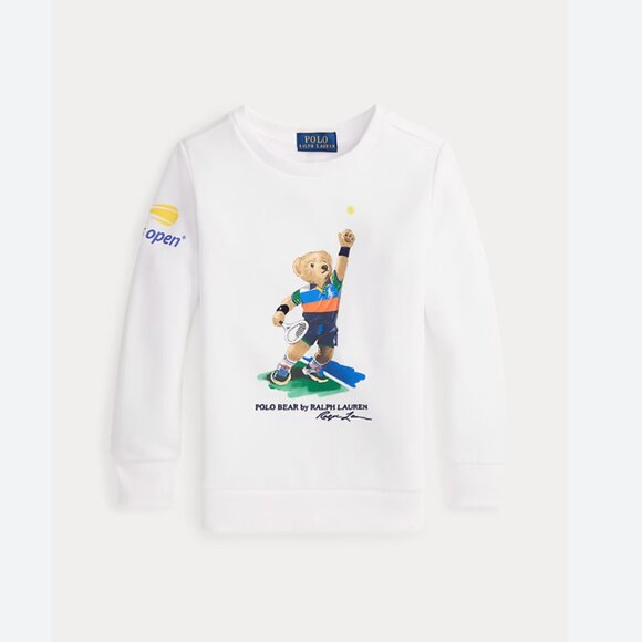 US Open Polo Bear Fleece Sweatshirt Ralph Lauren - Picture 2 of 5